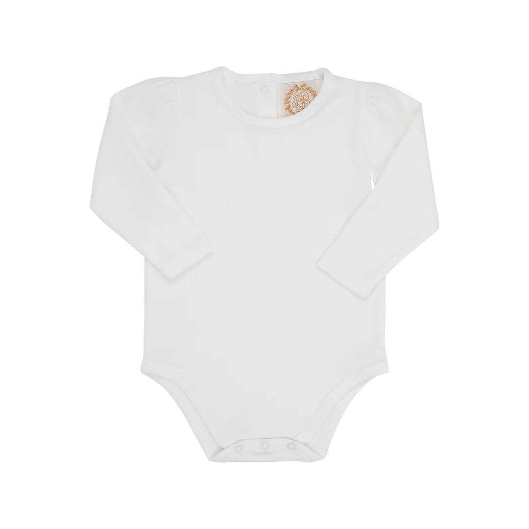 Long Sleeve Penny's Play Shirt & Onesie Worth Avenue White