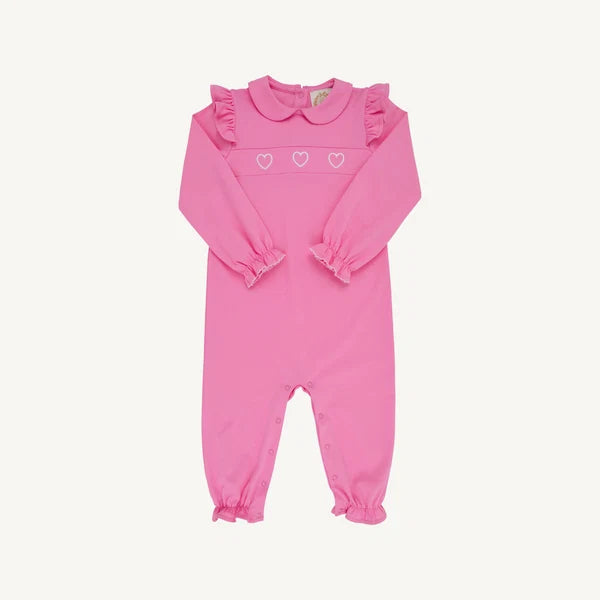 Biltmore Romper Winter Park Pink / Worth Avenue White / Hearts