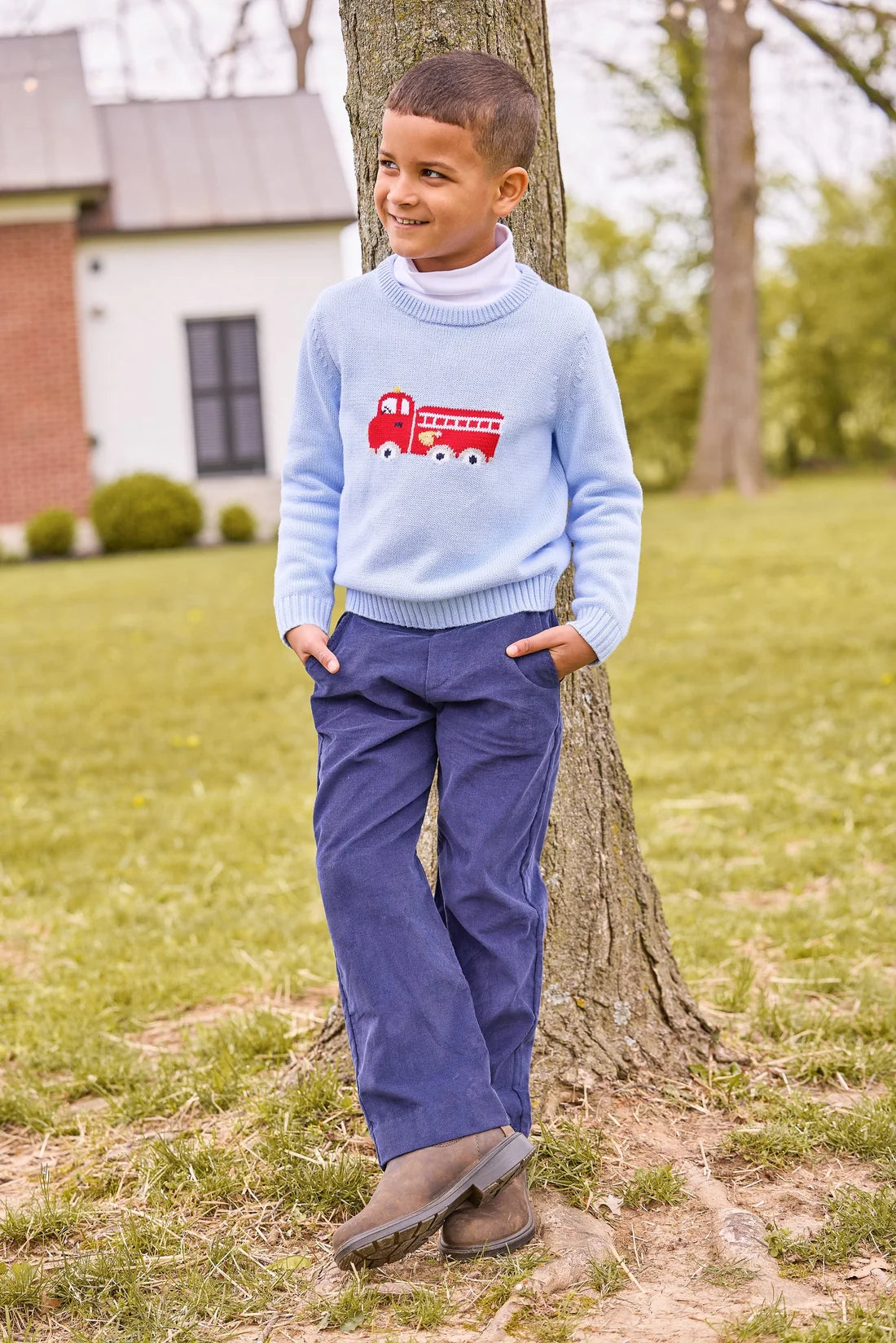 Pull on Pants - Navy Corduroy