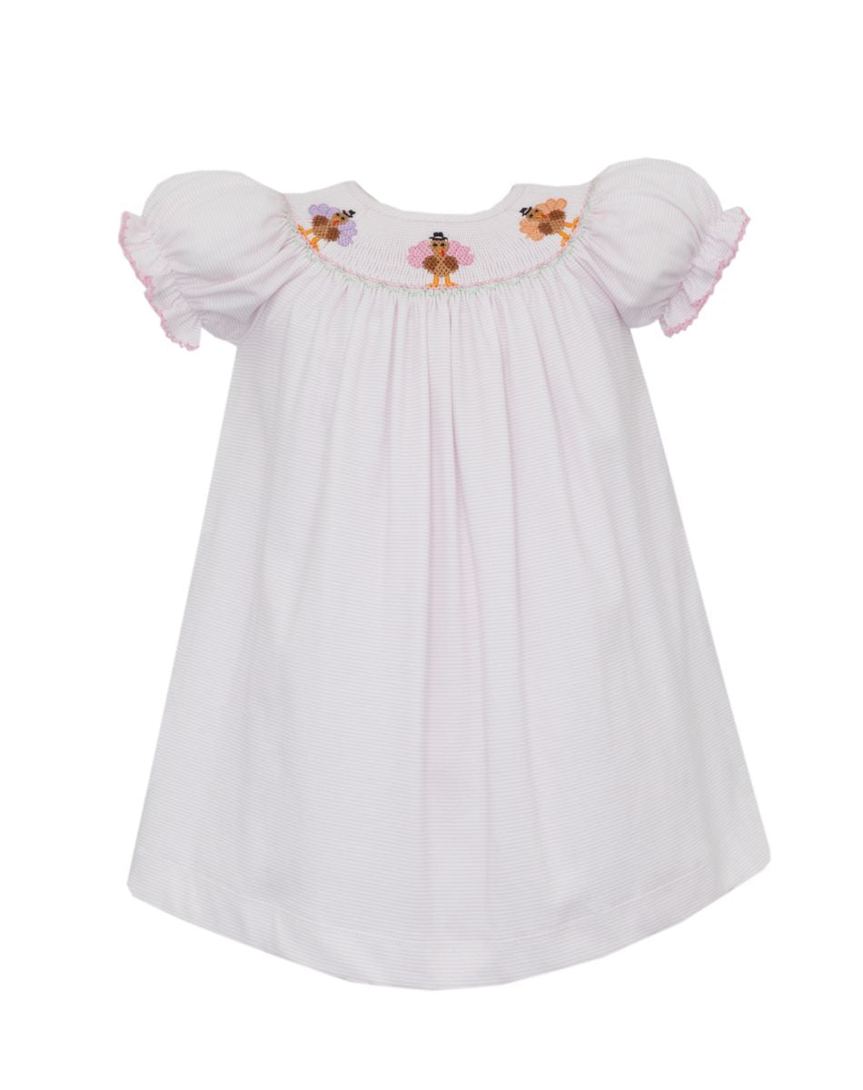 Turkey Girl Knit Stripe Bishop