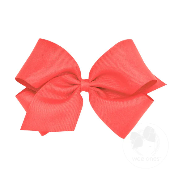 Solid Grosgrain Bow - WTM