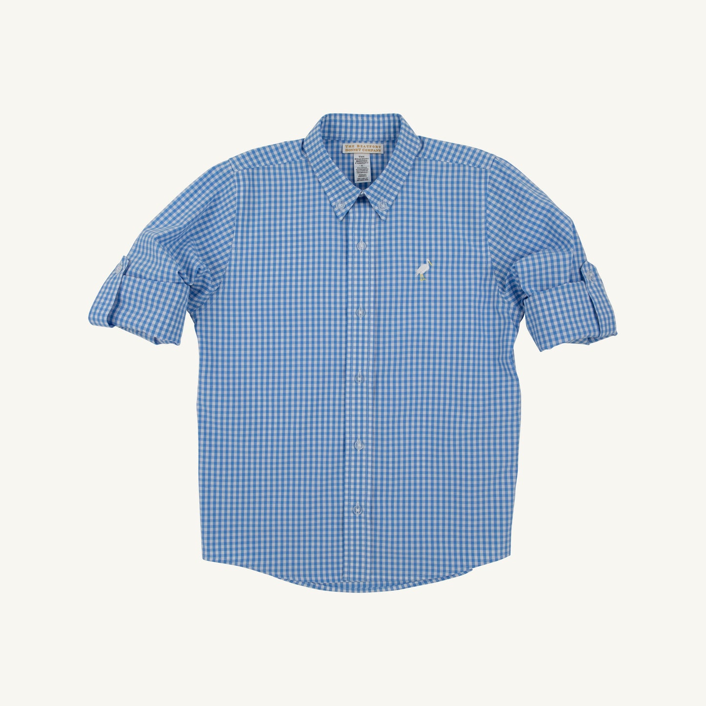 Deans List Dress Shirt Sunrise Blvd Blue Mini Gingham/Multicolor