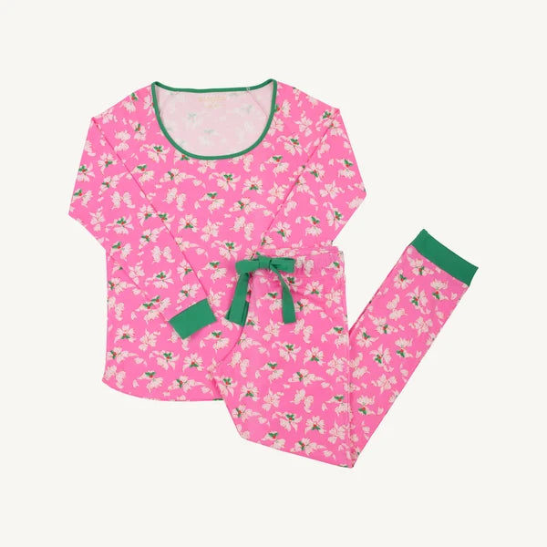 Long Sleeve Stay in Bed Set Bows of Holly