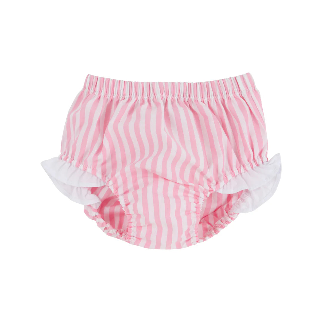 Byrde Bloomer - Woven Dyed Yarn Pier Party Pinckney Pink Stripe/Worth Ave White