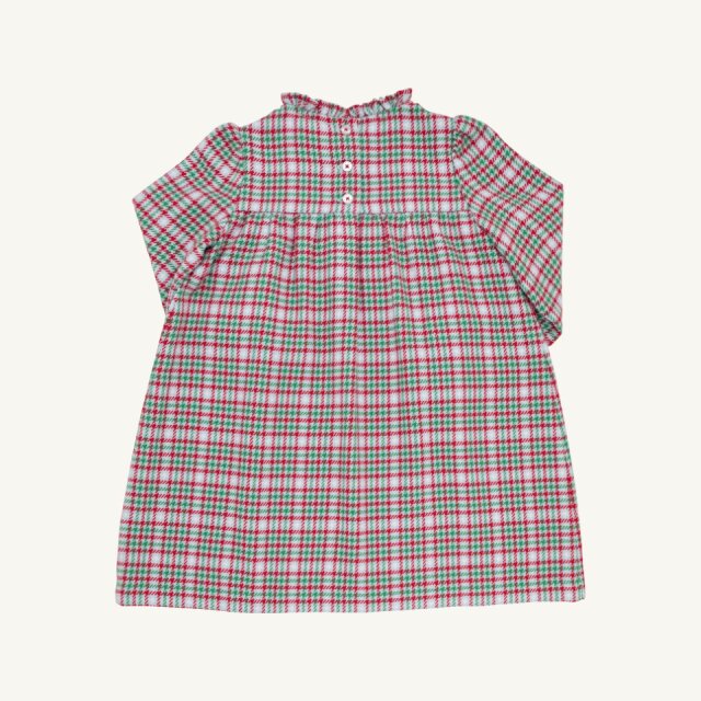 Long Sleeve Mary Baker Day Dress Wicker Park Plaid Richmond Red