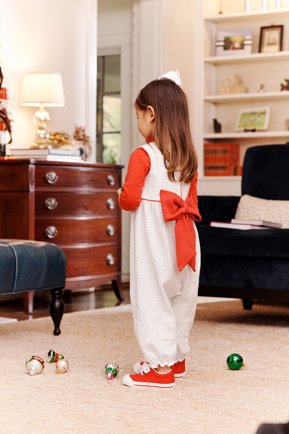Tatum's Turtleneck & Onesie Richmond Red