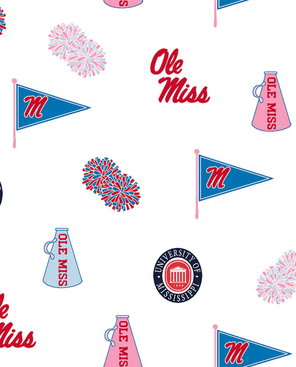Ole Miss Polly Play Dress Gawsh Almighty with Palm Beach Pink
