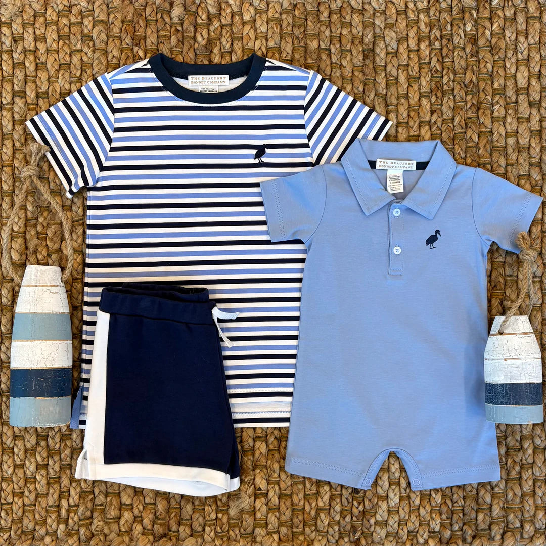 Shaefer Shorts Nantucket Navy/Worth Ave White