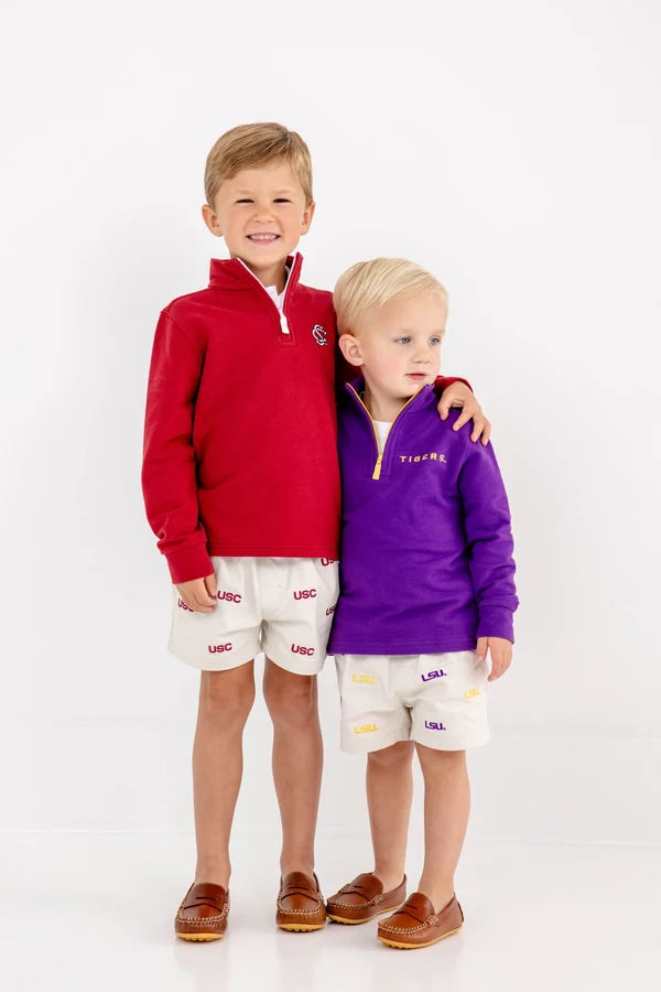 Hayword Half Zip LSU LSU Purple LSU Gold