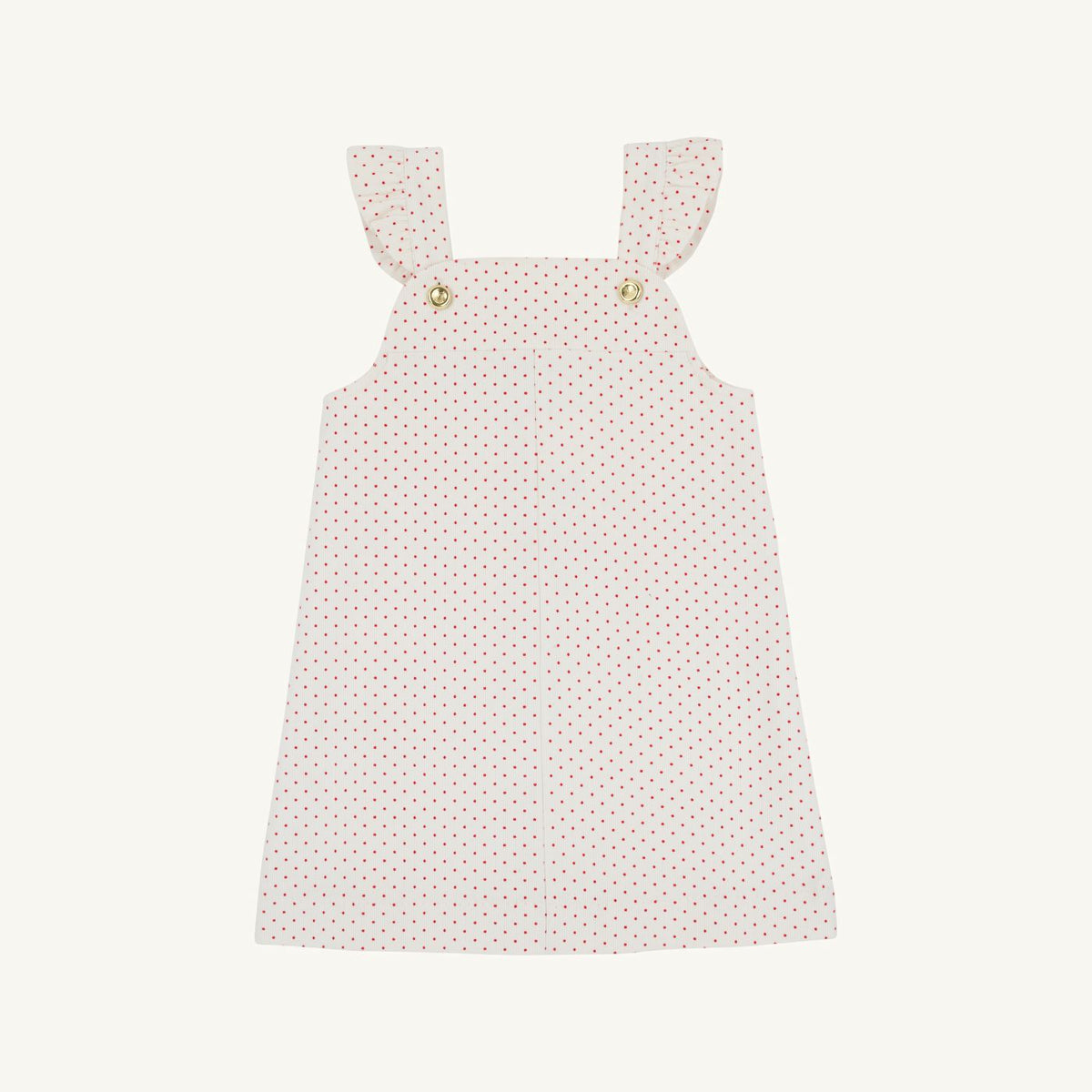 Julia Jumper Corduroy Palmetto Pearl and Richmond Red Microdot