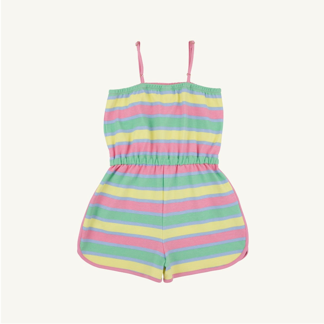 Townley Romper Sandi’s Stripe Hamptons Hot pink