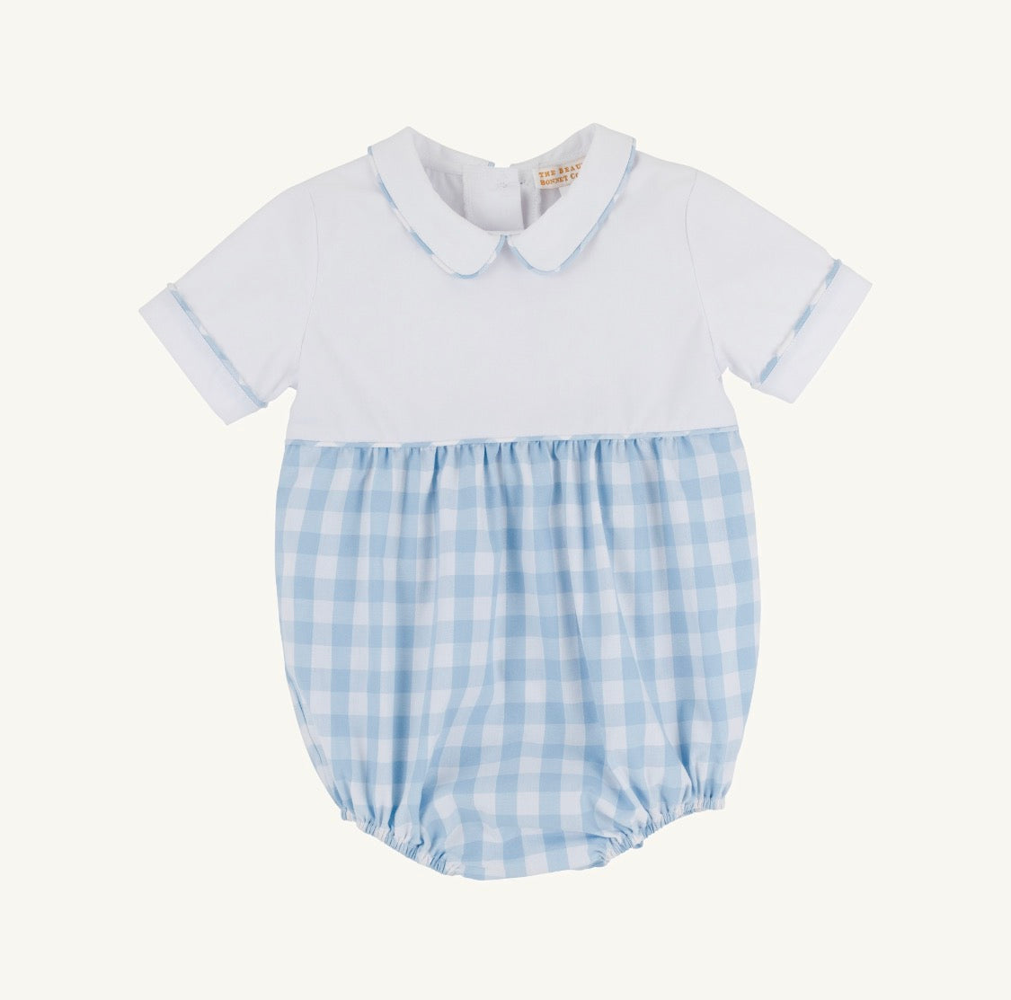 Bradford Bubble Barrington Blue Check Worth Avenue White
