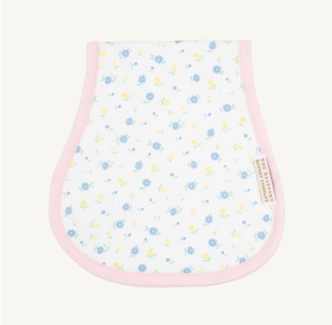 Oopsie Daisy Burp Cloth Dunwoody Daisy Palm Beach Pink