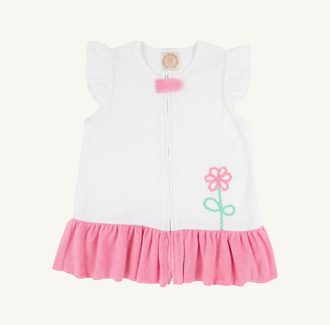 Camille Cover Up Worth Ave White/Hamptons Hot Pink/Flowers