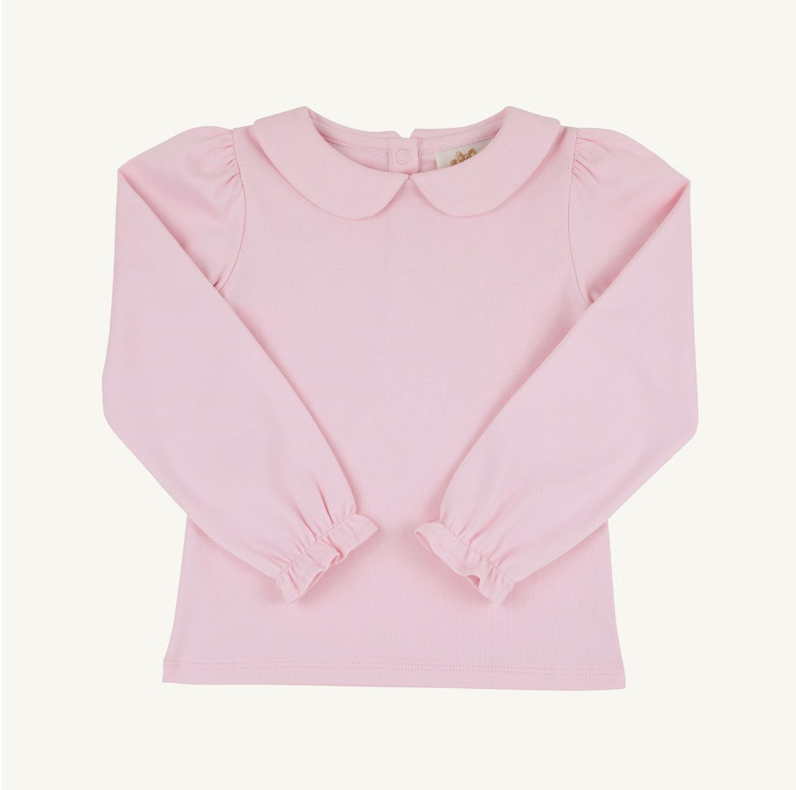 Maude's Peter Pan Collar Shirt (Long Sleeve Pima)Palm Beach Pink