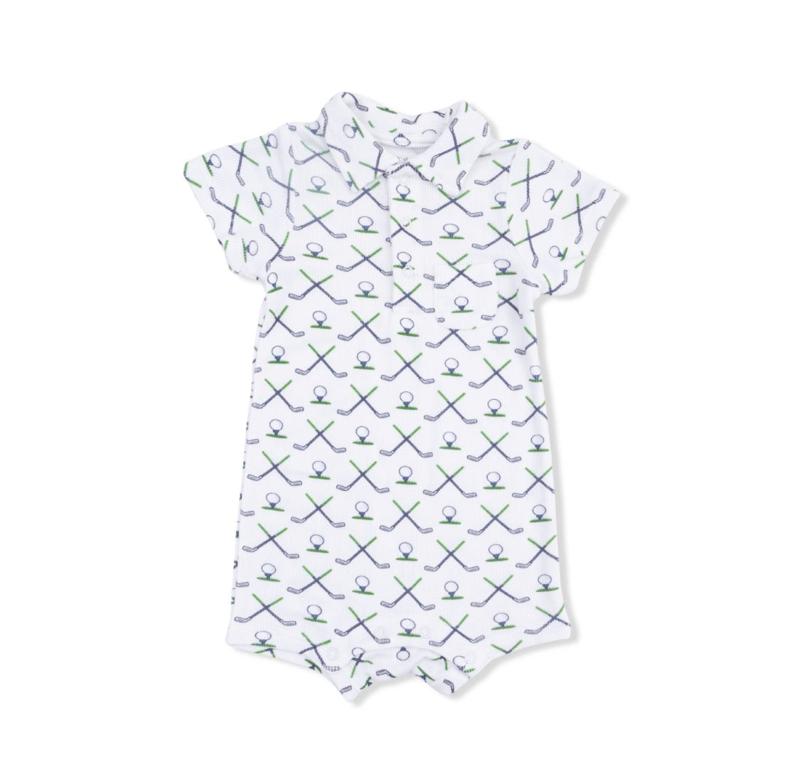 Simple Golf Polo Shortie