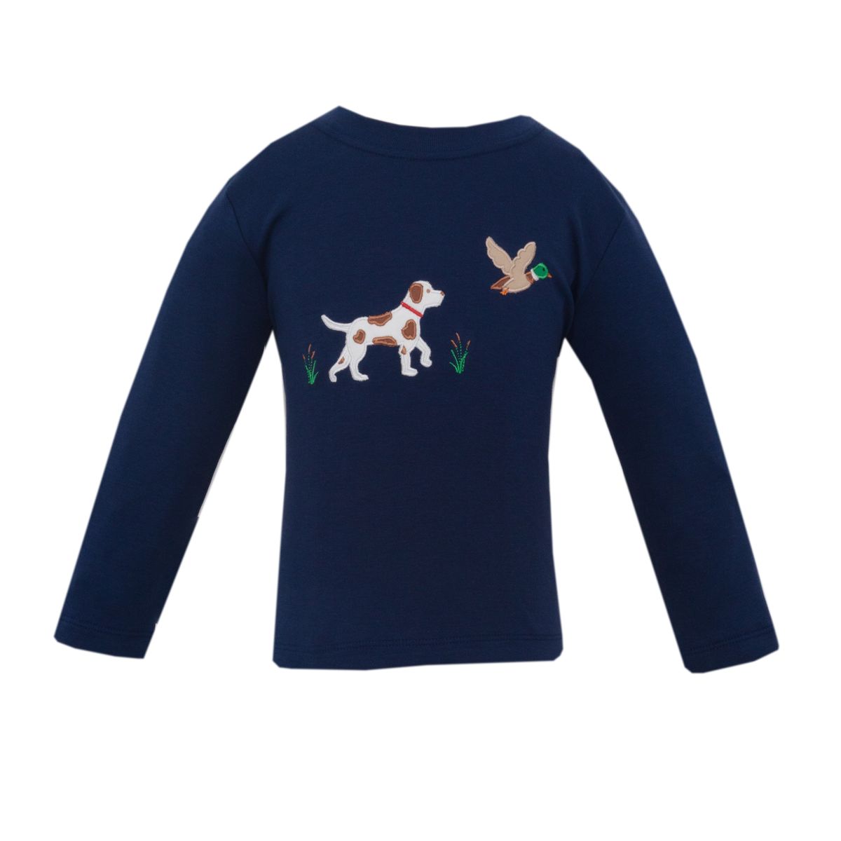 Hunting Dog Navy Blue Knit Boy’s L/S Tshirt