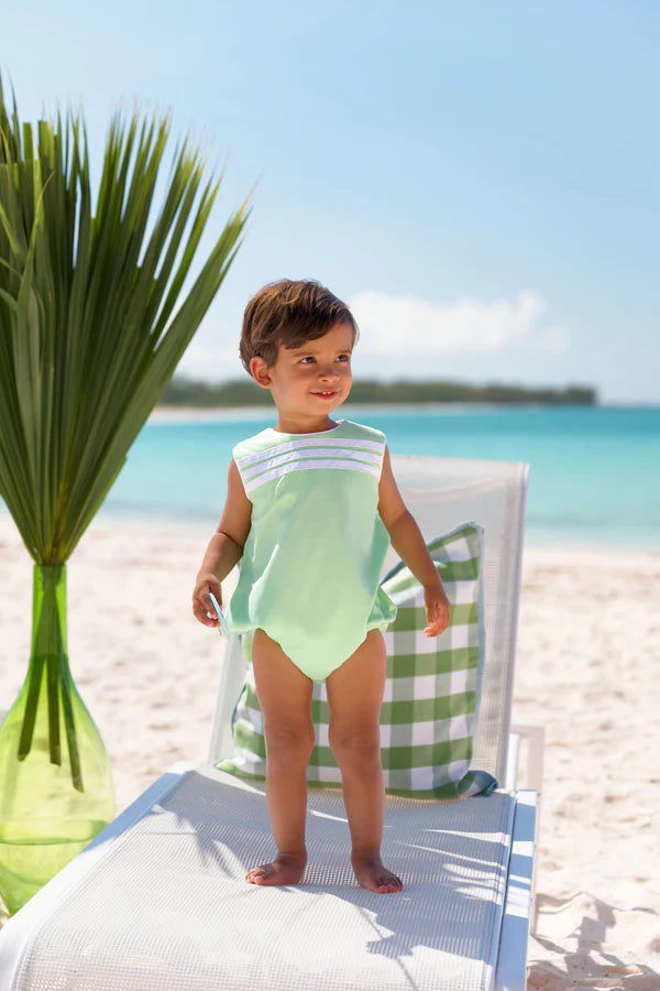 Beau Bubble Grace Bay Green with Worth Avenue White