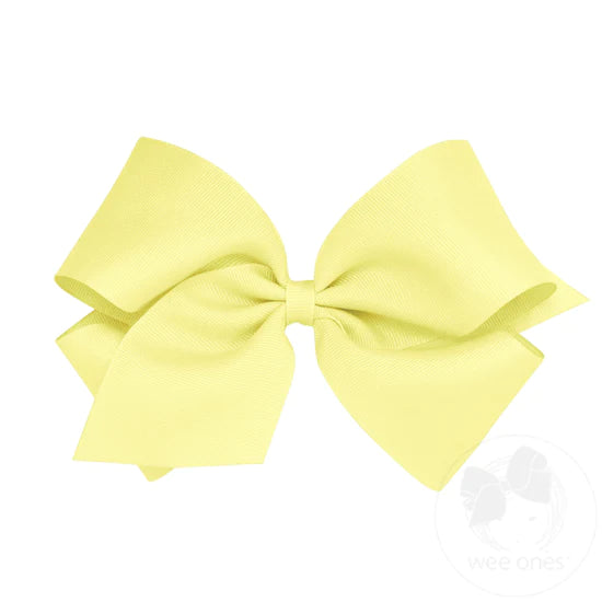 Solid Grosgrain Bow - LYL
