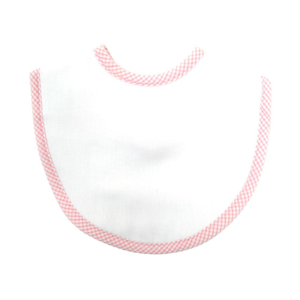 Small Check Burp Cloth Medium Bib