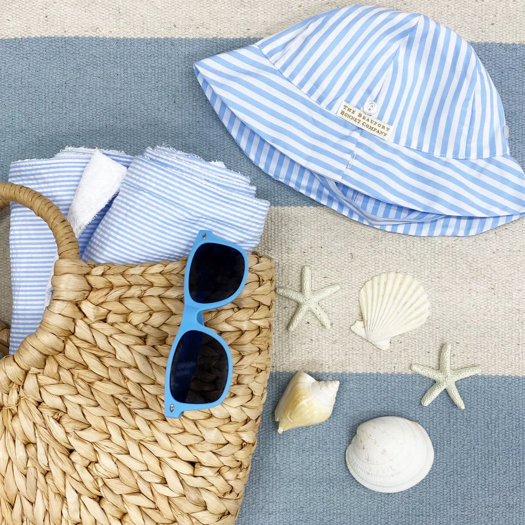 Bishop Bath & Beach Towel Beale Street Blue Stripe