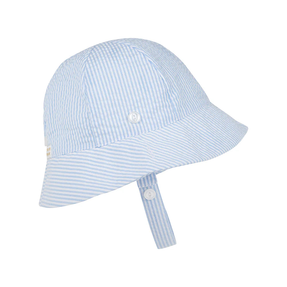 Beaufort Bucket Hat-Breakers Blue Seersucker