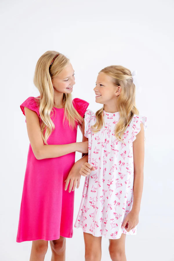 Angel Sleeve Devin Dress Fontaine Floral