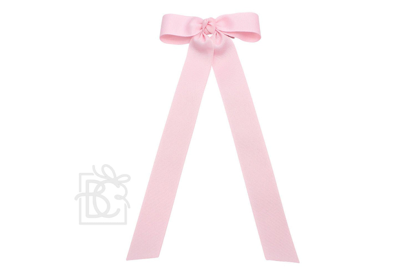 3.5″ Flat Bow With 7″ Streamers Light Pink