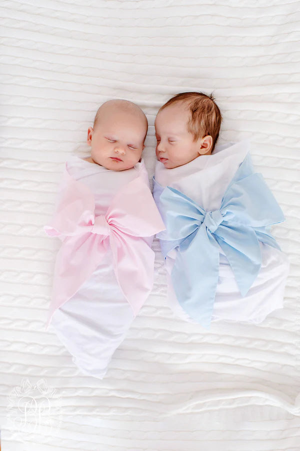 Bow Swaddle ® Buckhead Blue
