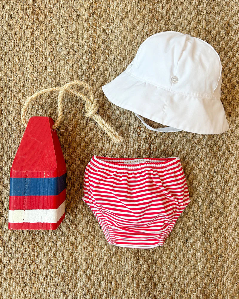 Beach Bum Cover-Pima Richmond Red Stripe