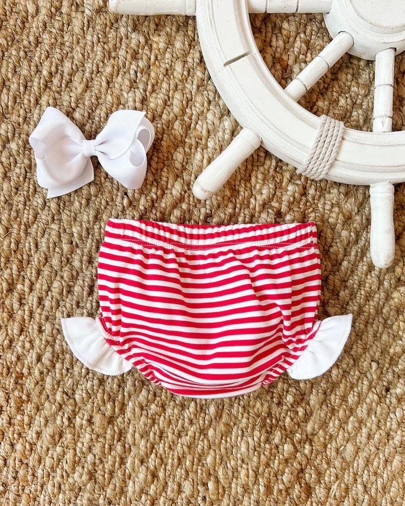 Byrde Bloomer - Pima Richmond Red Stripe/Worth Avenue White