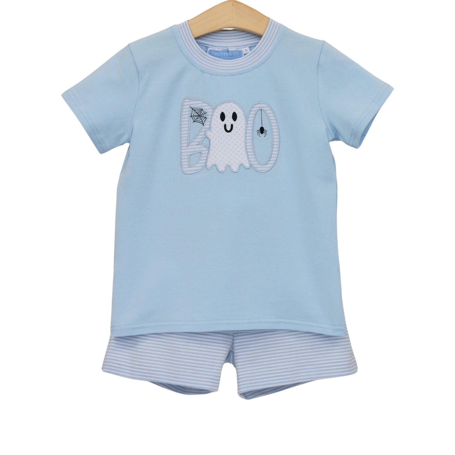 BOO Short Set-Blue