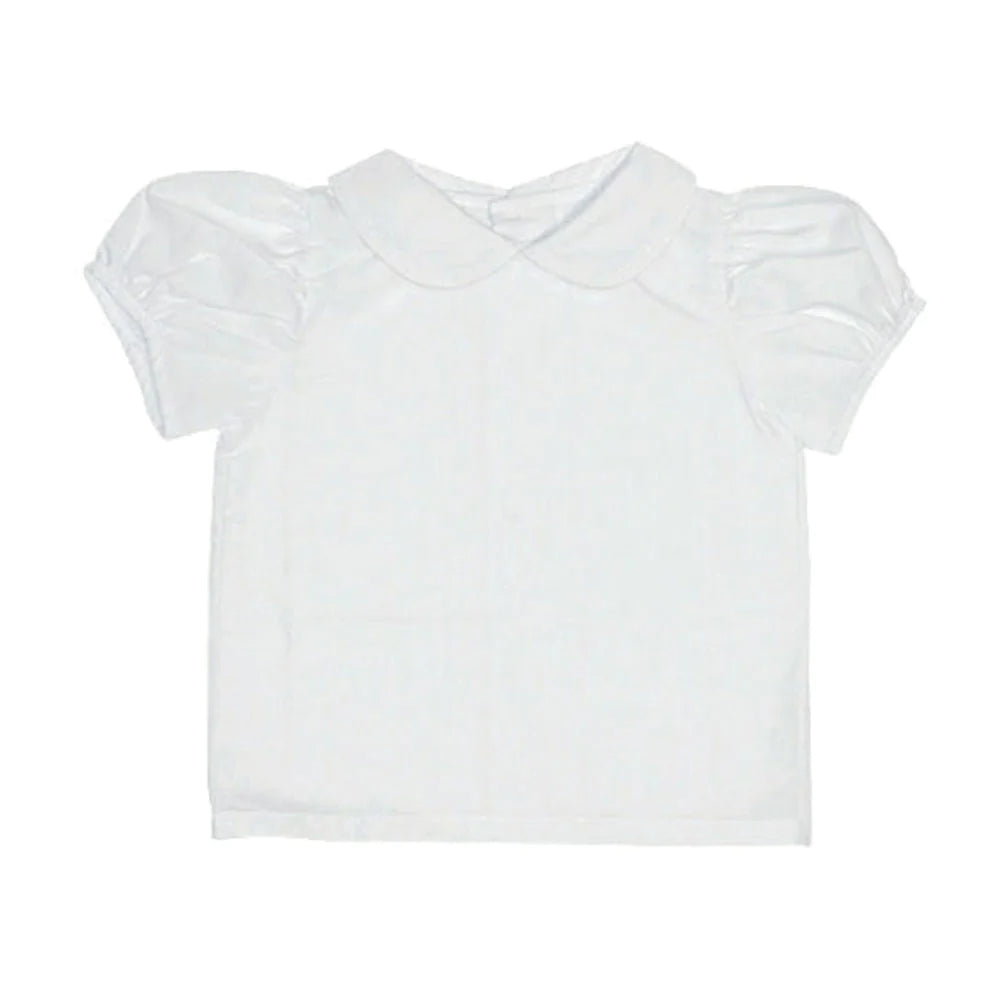 Maude's Peter Pan Collar Shirt & Onesie
Worth Avenue White-Pima