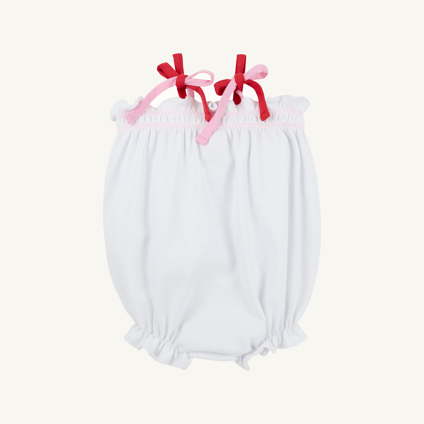 Rosey Romper Worth Avenue White Pier Party Pink Richmond Red