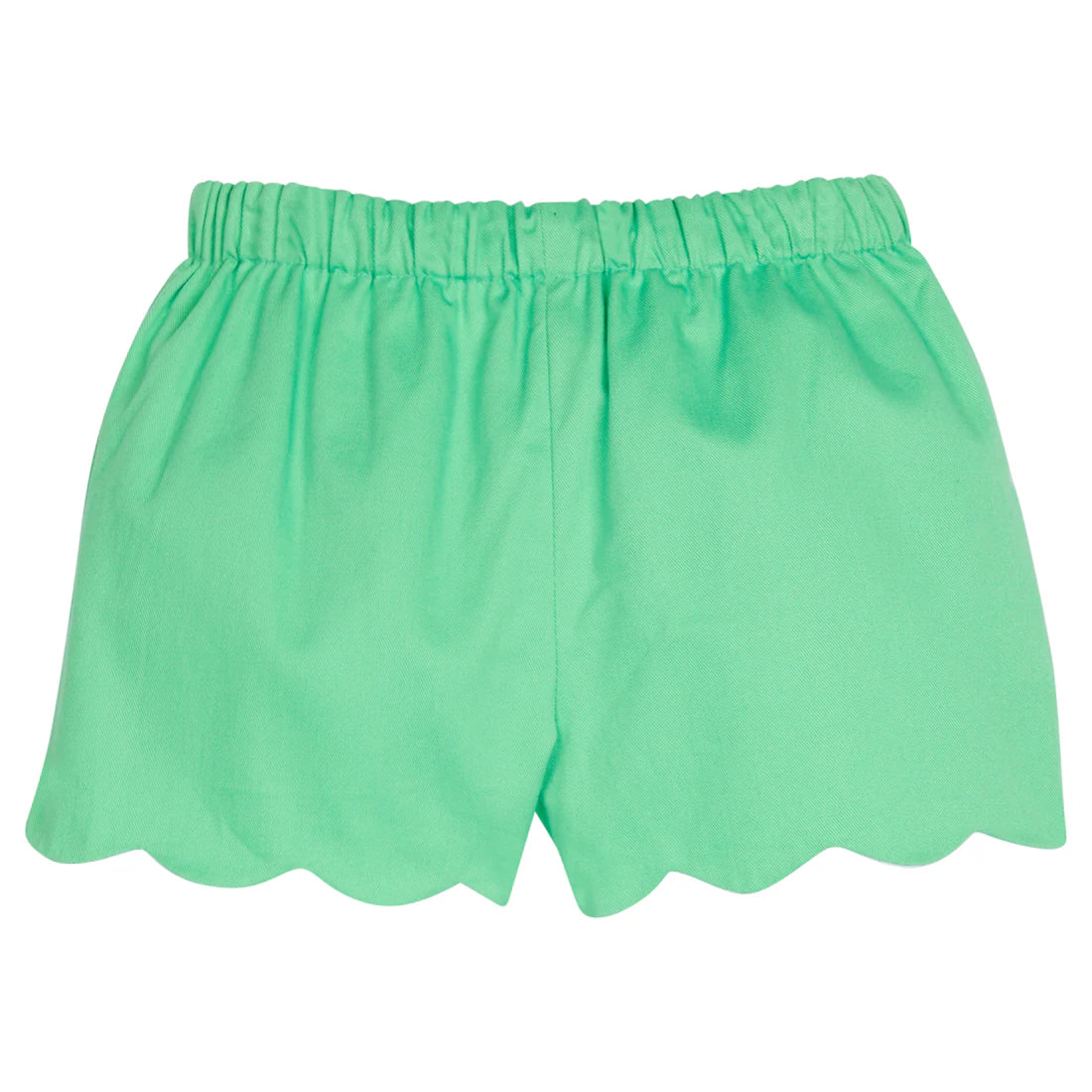 Scallop Short - Green Twill