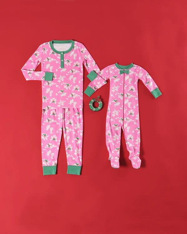 Noelle's Night Night Bows of Holly with Kiawah Kelly Green