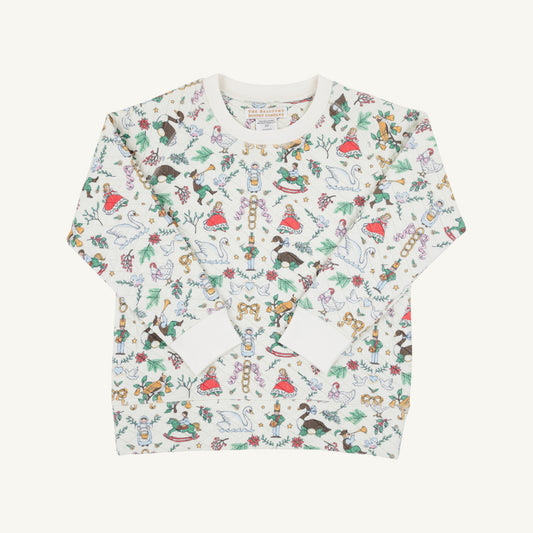 Cassidy Comfy Crewneck Quilted 12 Days of Christmas