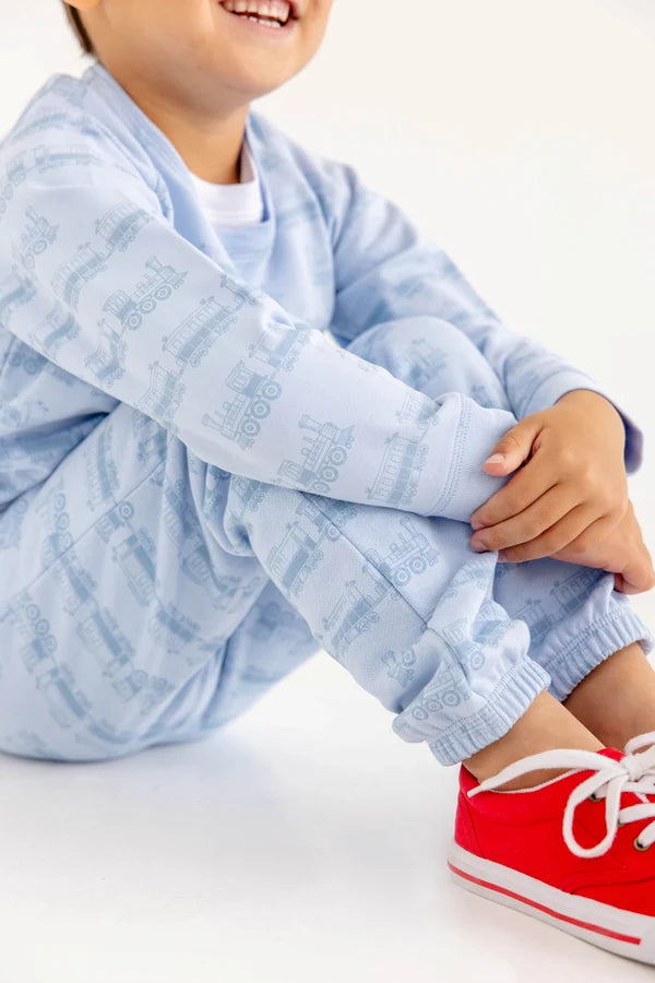 Gates Sweeney Sweatpants Blue Choo Choos