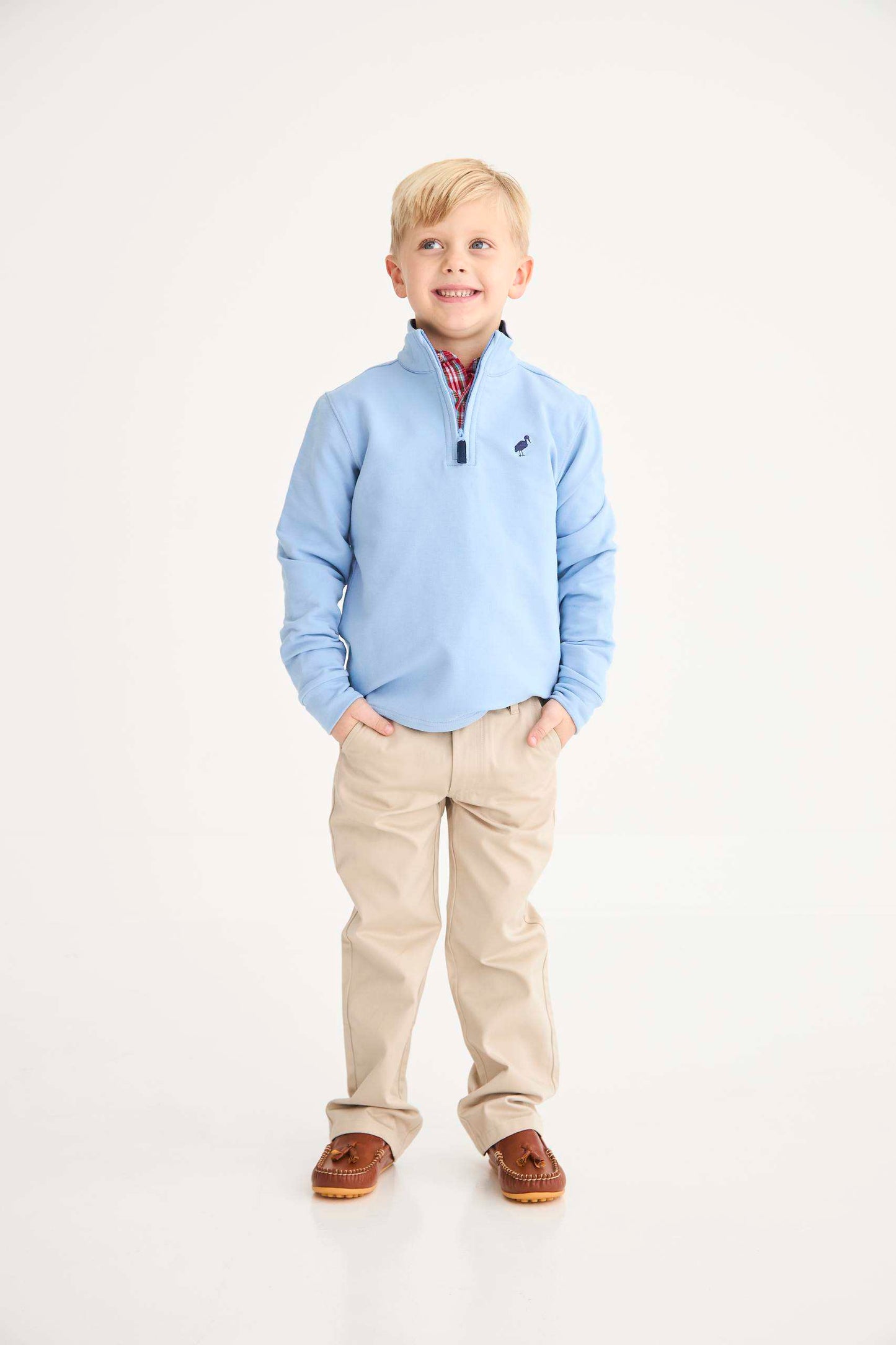 Hayword Half-Zip Barrington Blue