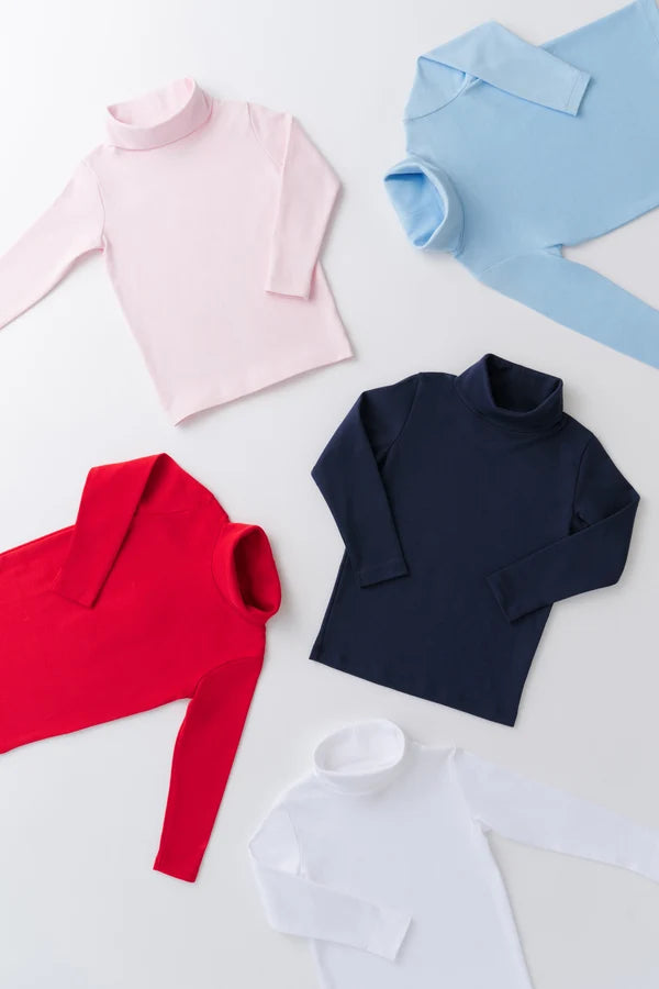 Tatum's Turtleneck & Onesie Palm Beach Pink