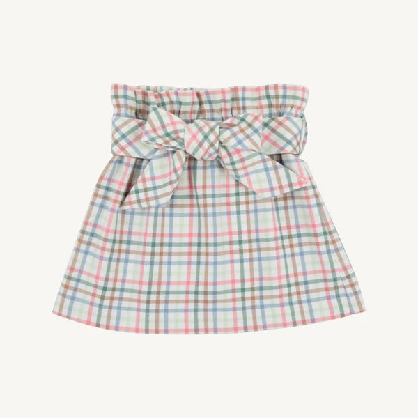 Beasley Bow Skirt Manalapan Plaid