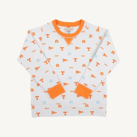 Cassidy Comfy Crewneck Victory in Orange (Boys) Tennessee Orange