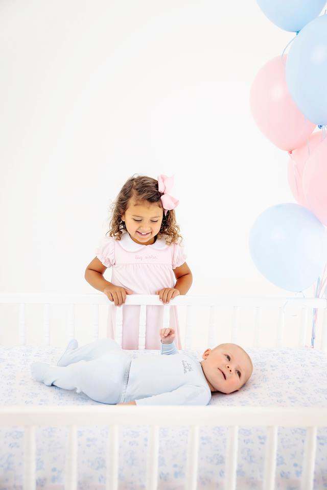 Holly Day Dress Palm Beach Pink Worth Ave White Hamptons Hot Pink Big Sister