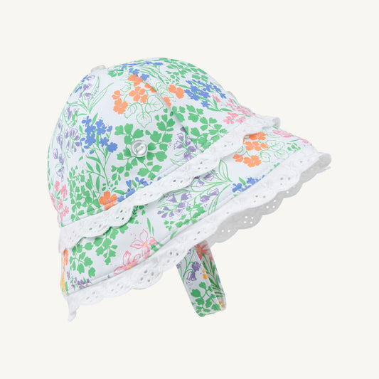 Beaufort Bucket Hat Gaston Street Garden Worth Avenue White