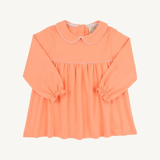 Maude's A Line Top Seashore Sherbet with Palm Beach Pink