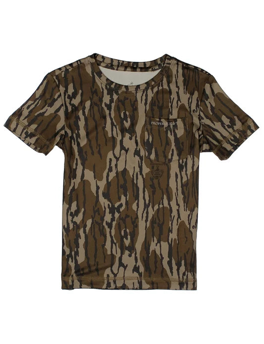 Boys Ravine Tee Mossy Oak Original Bottomland