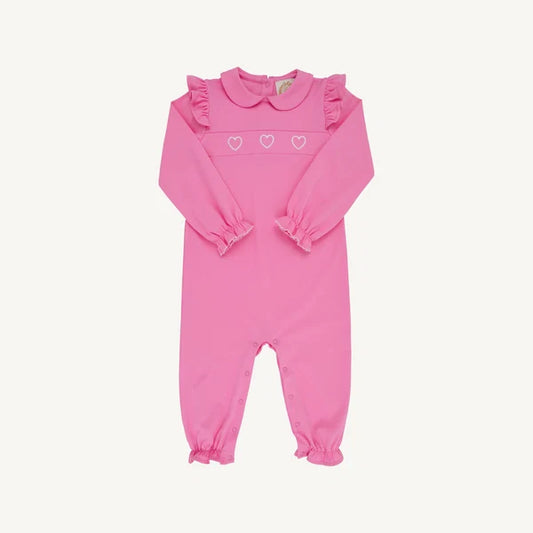 Biltmore Romper Winter Park Pink / Worth Avenue White / Hearts