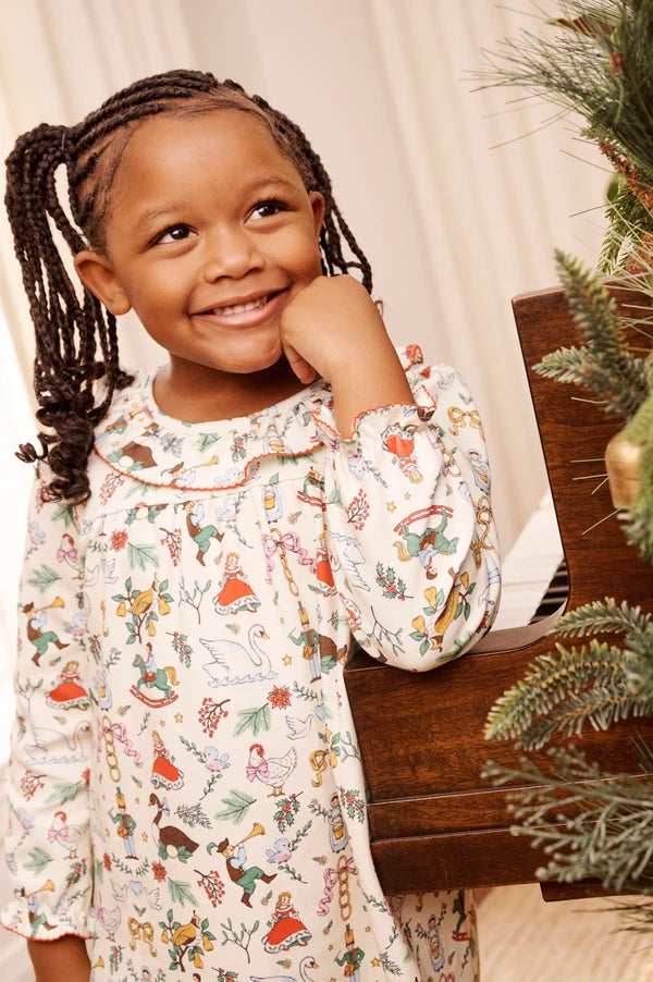 Ramona Ruffle Dress 12 Days of Christmas Richmond Red