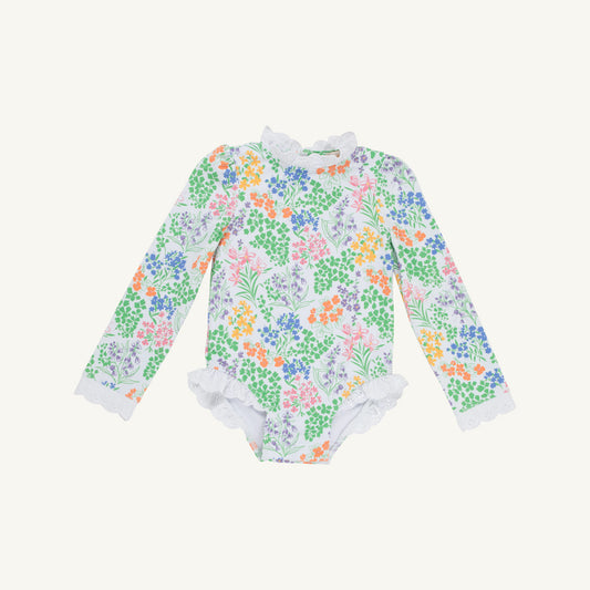 Sarasota Surf Suit Gaston Street Garden Worth Avenue White
