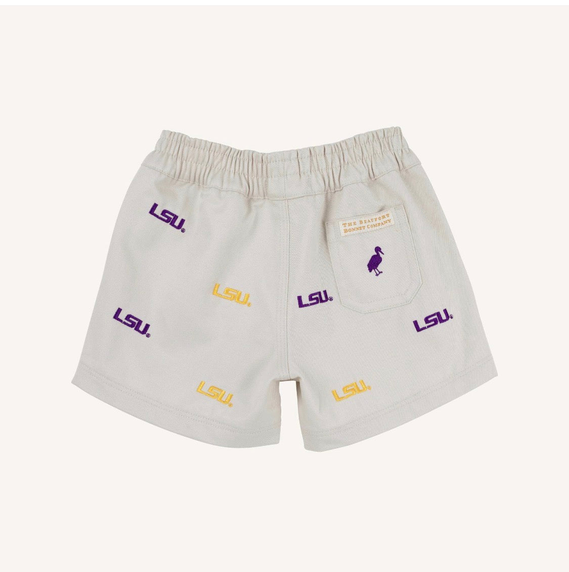 LSU Critter Sheffield Shorts Saratoga Stone LSU